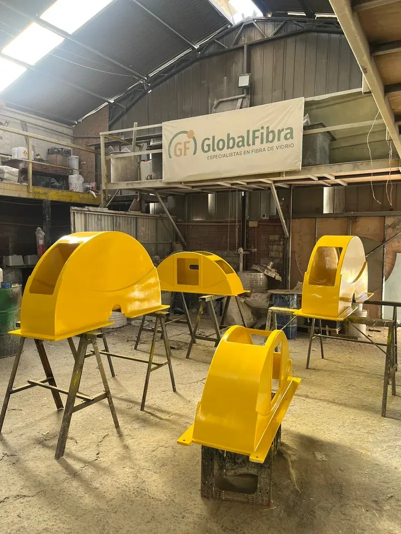 Cubierta tapa FRP protección estanque hormigón - GlobalFibra Chile - 3