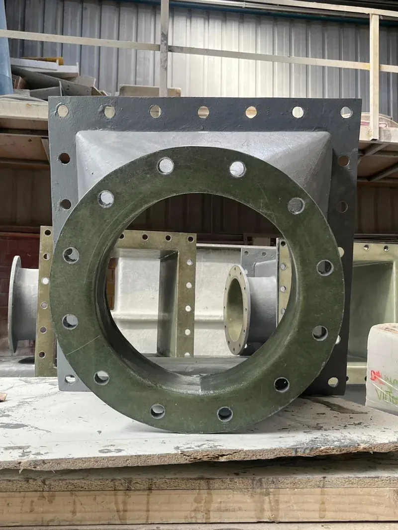 Ducto tubería PRFV fibra de vidrio industrial - GlobalFibra Chile - 1