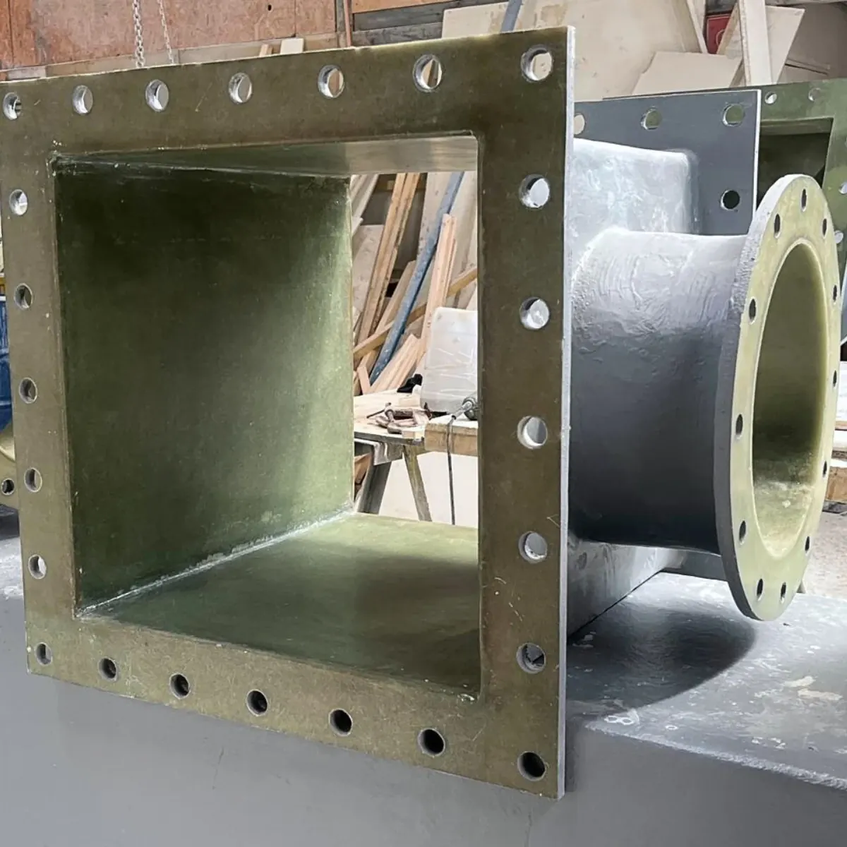 Ducto tubería PRFV fibra de vidrio industrial - GlobalFibra Chile - 4