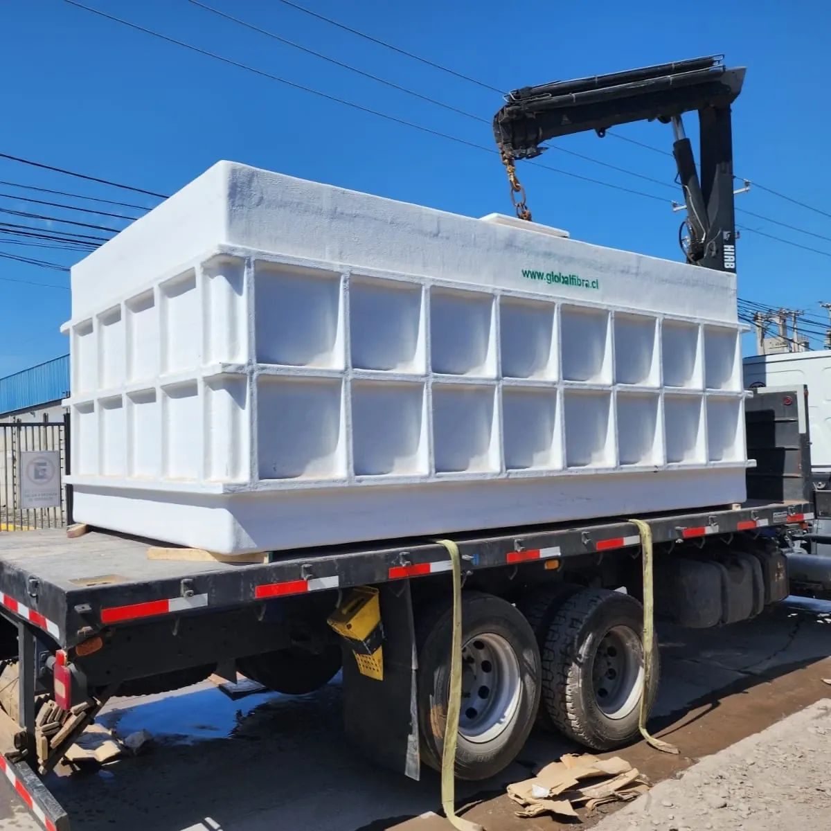 Estanque PRFV rectangular industrial - GlobalFibra Chile - 5