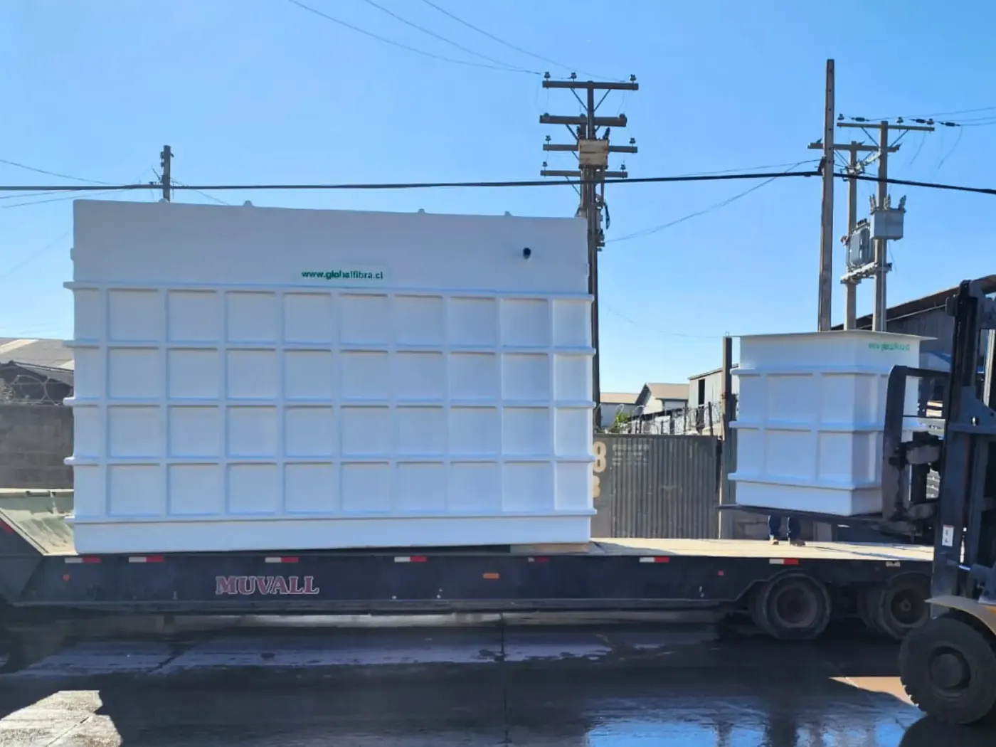 Estanque PRFV rectangular industrial - GlobalFibra Chile - 10