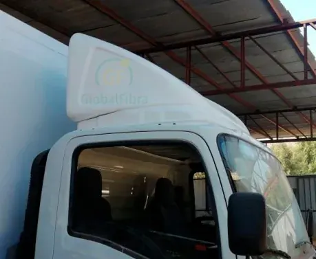 Spoiler cortaviento camión Canter FRP - GlobalFibra - 4