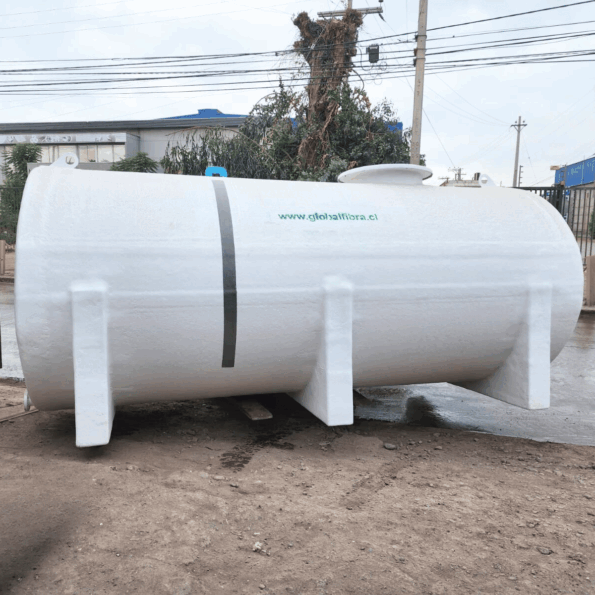 Estanque de Fibra de Vidrio Horizontal 5.000 Litros | GlobalFibra