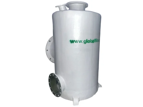 Estanque Cilindro Vertical de Fibra de Vidrio para uso de filtro de carbón activado hecho por GlobalFibra